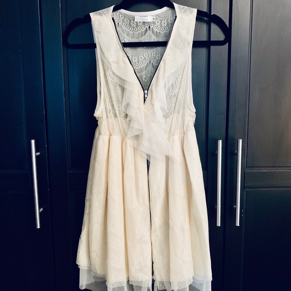 Millau Cream Lace Dress